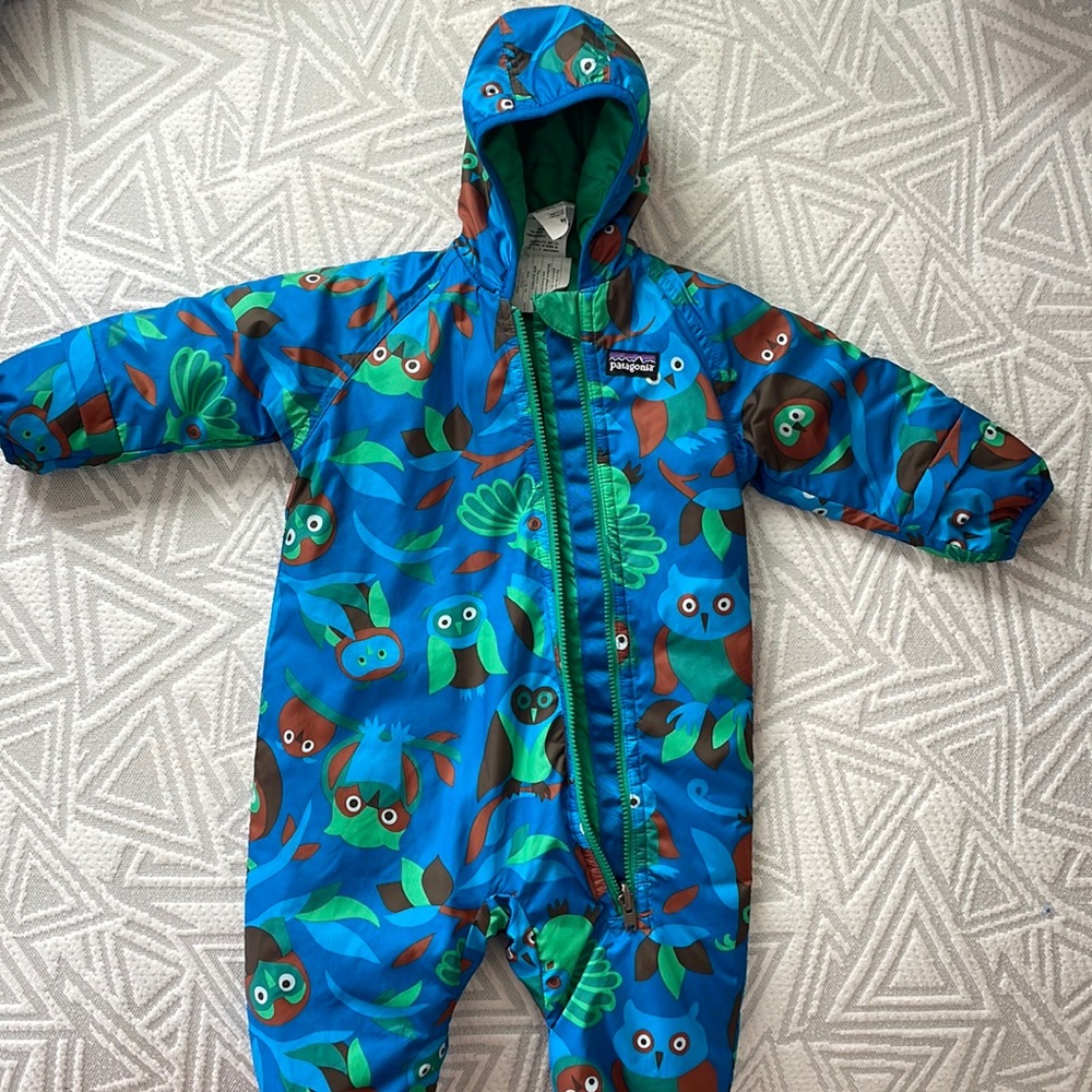 Reversible bunting suit. Good used condition.